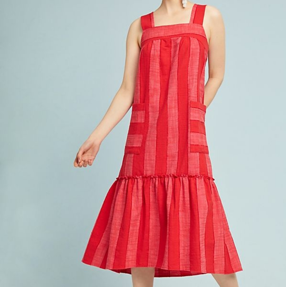 Anthropologie Maeve Tonal Dress